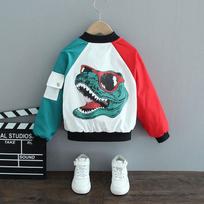 Spring & Autumn Kids' Windbreaker: Trendy 2025 Boys' Baseball Jacket for Middle and Big Children 140cm