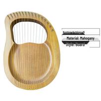 21 styga raudonmedžio lyros arfa: Nešiojamas medinis pradedančiojo instrumentas, eglės rankų darbo gitaros arfa