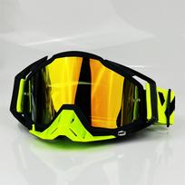 Akiniai Motokrosui HD Lęšis Motociklo Akiniai Važiavimo Akiniai Vyrams Moto MX MTB Akiniai Nuo Saulės Purvo Dviračio Aksesuarai yellow