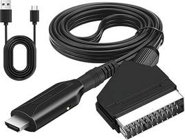 "Fascetta Scart-zu-HDMI-Konverter mit USB-Kabel