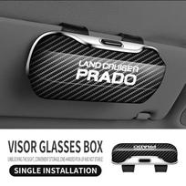 Car Eyewear Case Box Sunglasses Holder Sun Visor Storage Protective Frame Box Glasses Clip For Toyota Land Cruiser Prado 120 150