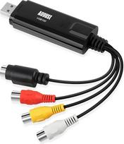 Išorinė USB vaizdo įrašymo kortelė - "August VGB100" - VHS namų vaizdo įrašų perkėlimas į kompiuterį / "Xbox 360" ir PS3 žaidimų fiksavimas / S-Video ir kompozitinė įvestis