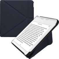 kwmobile dėklas, suderinamas su "Kobo Kobo Libra Colour/Tolino Vision Colour Case - Dirbtinės odos dėklas - elektroninės skaityklės apsauginis dėklas - viršelis tamsiai mėlynas