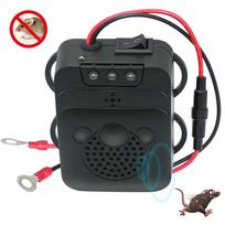 Ultragarsinis automobilio graužikų repelentas - Automatiškai įsijungia, kai pastatomas, Apsaugo grandines Rodent Repellent juoda