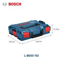 Bosch L-BOXX Series Stackable Toolbox Dual-handle design for easier carrying Padlock hole design for security and theft prevention gray