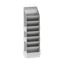 Shoe Organizer 8 Tier Over The Door Shoe Organizer Hanging Closet Shoe Storage with Large Deep Pockets Fits 16-24 Pairs of Sneakers Sandals Boots pilka