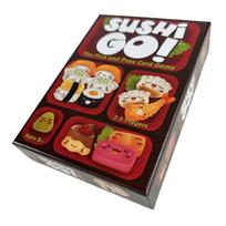 Kortų žaidimas Sushi Go - Sushi Go Party! Kortų žaidimas Pick&Pass, Šeimos pramogų kortos, Puikiai tinka vakarėliams ir namų stalo žaidimų kaladei