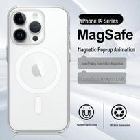 Skaidrus magnetinis animacinis dėklas, skirtas iPhone 14 Pro Max 14
