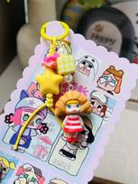 Bread Change Baby Cute Grain Keychain DIY Mobile Phone Chain Accessories Jasmine Pendant Cute Car Pendant Jasmine pendant
