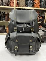 Vyriška vintažinė odinė kuprinė verslui ir kelionėms Large 17-inch Capacity tamsiai ruda spalva