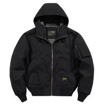 Men's Casual Hooded Windbreaker: Spring & Autumn Fashion Flight Jacket M juoda