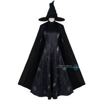 Piktoji Glinda Cosplay Kostiumas Piktoji Elphaba Kaukė Moteriška Rožinė Suknelė Elphaba Helovino Karnavalo Šventės Apranga Kostiumas Uniforma S