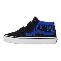 Vans Sk8 Reissue V pusaukščiai vaikiški riedlenčių batai Vaikiški kedai Juodi Mėlyni VN00018TY61 29 black