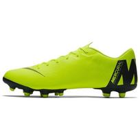 Nike Mercurial Vapor 12 Academy MG Volt Men Cleats Yellow Black AH7375-701 42