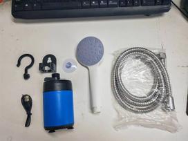 Nešiojama elektrinė USB įkraunama dušo galvutė namams, bendrabučiui ir lauko naudojimui