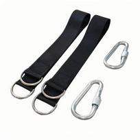 2 vnt. Lauko hamako ir sūpynių tvirtinimo dirželiai su sagtimis - Nešiojami medžių surišimo jungtys. pora 1,3*11 colio (3,2*30 cm) spalva