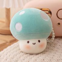 Grybo pliušinis žaislas: Mielas dekoratyvinis pakabukas vaikams 10cm 0.05kg (pearl button)