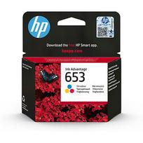 Hewlett Packard HP 653 TRI-COLOR ORIGINAL INK EN/FR/GR/AR/TR/PT ADVANTAGE CART 3YM74AE#BHL