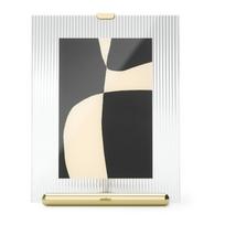 Auksinės spalvos iš stiklo pastatomas rėmas 16x20 cm Flute – Umbra