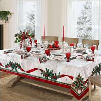 "Elrene Home Fashions Villeroy & Boch" "Toy's Delight" audinio staltiesė Kalėdinė dekoracija 60" x 102" stačiakampis