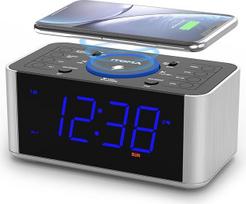 "iToma" "Bluetooth" ir radijo žadintuvas, skaitmeninis FM radijas, dvigubas žadintuvas su "Snooze", reguliuojamas apšvietimas, miego laikmatis, USB įkrovimo prievadas