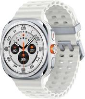 "Samsung Galaxy Watch Ultra 4G" 47 mm baltos spalvos (titano baltos spalvos) ir "Correa Marine Band Blanca" L705