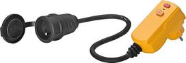 Brennenstuhl prailgintuvas 1132731 su adapteriu 16 Amp/230 V su kištuku IP44 10 mA 0,5 m H07RN-F 3G1.5