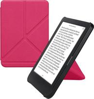 kwmobile dėklas, suderinamas su Kobo Clara BW/Clara Colour/Tolino Shine (5) / Shine Colour Case - Dirbtinės odos dėklas - elektroninės skaityklės apsauginis dėklas - dangtelis Neon Pink