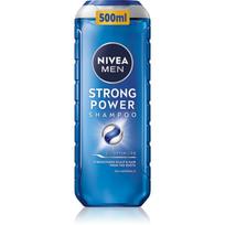 NIVEA MEN Strong Power šampūnas plaukų šaknims stiprinti ir plaukų augimui skatinti 500 ml