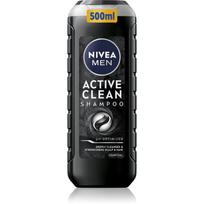 NIVEA MEN Active Clean giliai valantis šampūnas su aktyvintosiomis anglimis 500 ml