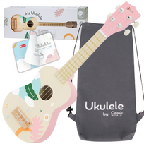 Medinė ukulele gitara vaikams