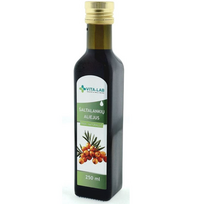 VITA LAB aliejus šaltalankių 100% natūralus, (230mg karotinoidų), 250 ml