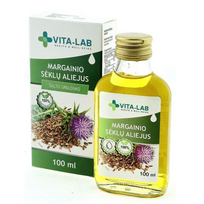 VITA LAB aliejus margainio sėklų 100% natūralus šalto spaudimo, 100 ml