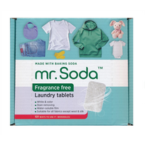 Mr. Soda Laundry Tablets FRAGRANCE FREE 30pcs x 25 g