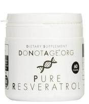 Pure Resveratrol – Grynas trans-resveratrolis | DoNotAge | 60 kaps.