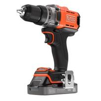 Akumuliatorinis suktuvas-gręžtuvas Black & Decker BCD382D1XC-QW; 18 V; 1x2,0 Ah akum.