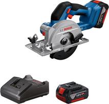 Akumuliatorinis diskinis pjūklas Bosch GKS 18V-51 Professional; 18 V; 2x4,0 Ah akum.