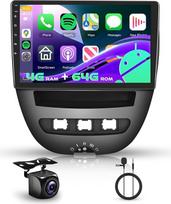 4G 64G "Android" automobilinė radijo stotelė "Toyota Aygo 2004-2014/Peugeot 107" 10 colių jutiklinis ekranas GPS navigacija Bluetooth USB grotuvas FM radijas