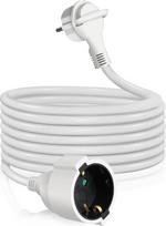 EXTRASTAR 3M plokščias kištukinis prailgintuvas su įžeminimo kištuku 3G x 1,5 mm² 16A/250V 3680W baltas
