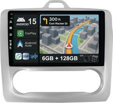 [6G + 128G] IPS 9 colių "Android 14" automobilinis radijas "Ford Focus 2004-2011" su "Navi Octa Core" [Integruotas "CarPlay"/"Android Auto"/"DSP"/"Mirror Link"/"GPS Navi"/360 kamera"/"Bluetooth 5.0"/"WiFi"/"USB