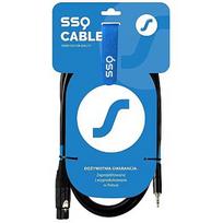 Sound Station Quality SSQ XLRMi0,5 - XLR żeński / Jack stereo 3.5 SS-2073