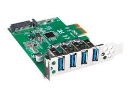 LANBERG extension card PCI Express > 4 x USB 3.1 GEN1 + low profile bracket