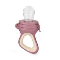 Petite&Mars Silicone Food Feeder 6m+ kramtukas Rose&Sand 1 vnt.