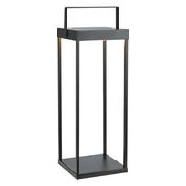 Juodos spalvos lauko LED žibintas saulės baterijos/USB (aukštis 53 cm) Pure – Markslöjd
