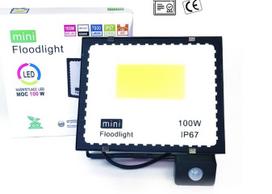 LED šviestuvas 100w su judesio davikliu