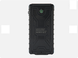 Power bank su saulės panele 20 000 mAh
