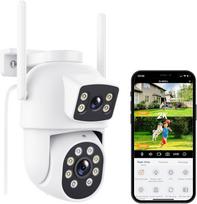 Kamera su dviem objektyvais 2,5K/6MP WiFi