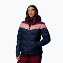 Moteriška slidinėjimo striukė Columbia Abbott Peak II Ins collegiate navy/rich wine/eraser pink