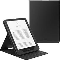 "MoKo" dėklas 7 colių/6,8 colių "Kindle Paperwhite" (12/11 kartos, 2024/2021) ir "Kindle Colorsoft Signature 2024", vertikalus apverčiamas dirbtinės odos stovas Apsauginis dėklas su automatiniu daugiaangliu išmaniuoju dangteliu