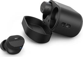 "Philips" TAT5000BK "True Wireless In-Ear Bluetooth" ausinės - dinamiški bosai, kompaktiškas įkrovimo dėklas, 40 val. atkūrimo trukmė - aiškūs skambučiai, idealiai tinka kelionei į darbą ir sportui - juodos spalvos